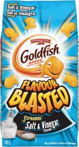 Goldfish Flavour Blasted Screamin' Salt & Vinegar Crackers