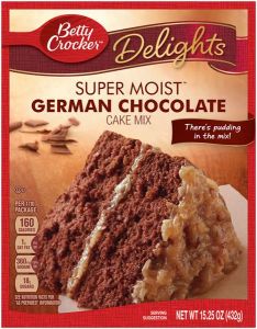 German Chocolate Cake Mix