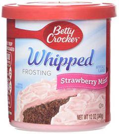 Whipped Strawberry Mist Frosting