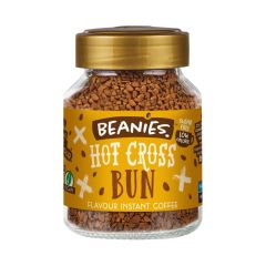 Beanies Hot Cross Bun Flavour Instant Coffee 50g