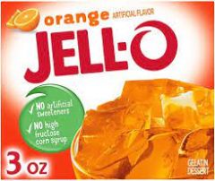Orange Instant Gelatin Mix