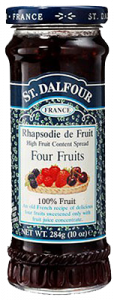 Four Fruits All Natural 100% From Fruit Preserve
