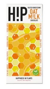 HiP Chocolate Salted Honeycomb Oat Milk Chocolate Bars