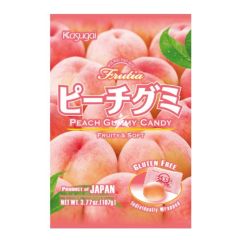 Kasugai Peach Gummy Candy 107g