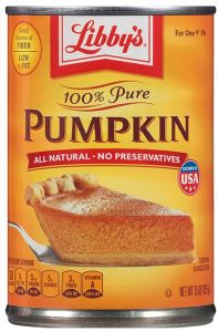Libby's 100% Pumpkin Puree Can