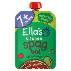 Ella's Kitchen Organic Spag Bol with a Sprinkle of Cheese Pouch, 7 mths+