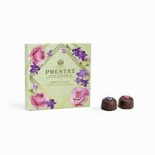 Prestat Rose  & violet chocolates cream