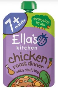 Ella's Kitchen Organic Chicken Roast Dinner Pouch, 7 mths+
