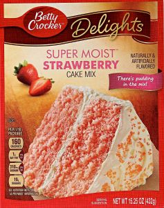 Super Moist Strawberry Cake Mix
