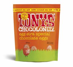 Tony's Chocolonely Easter Egg Milk Caramel Sea Salt Pouch