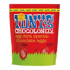 Tony's Chocolonely Egg-Stra Special Chocolate Eggs Pouch - Milk Chocolate