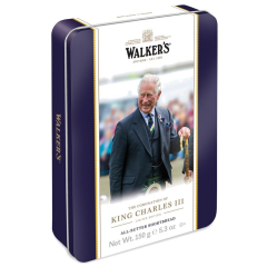 Walkers - King Charles III Coronation Shortbread Tin 150g
