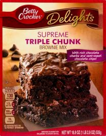 Betty Crocker Delights Supreme Brownie Mix
