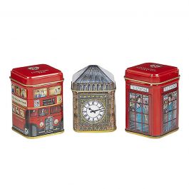 New English Teas Traditions Of London Tea Selection Mini Tin Gift Pack