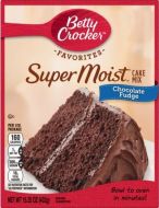 Betty Crocker Super Moist Chocolate Fudge Cake Mix 